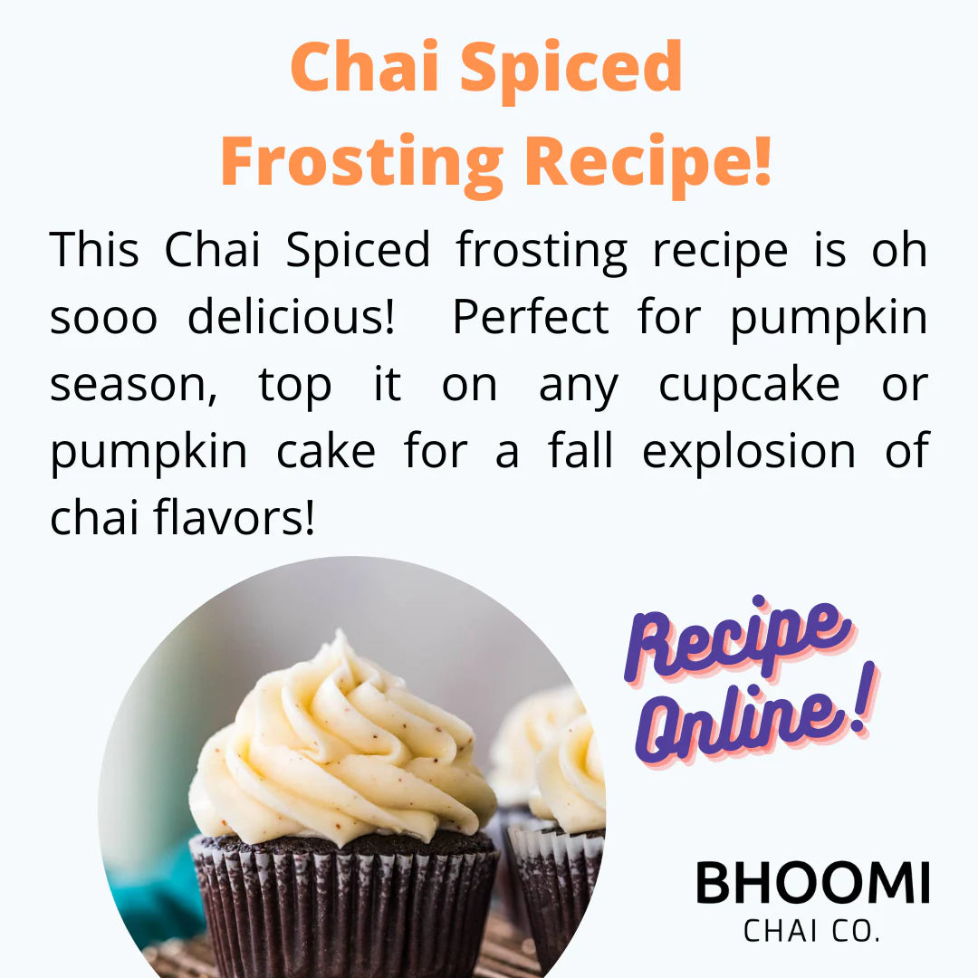 Perfect Chai Spiced Frosting, Light & Fluffy!