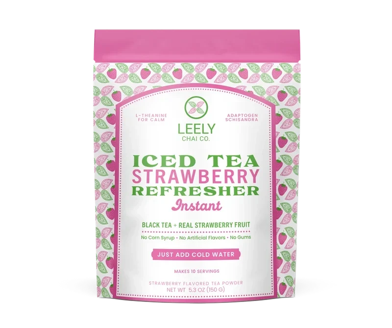  Product image of Leely Strawberry Iced Tea Refresher.