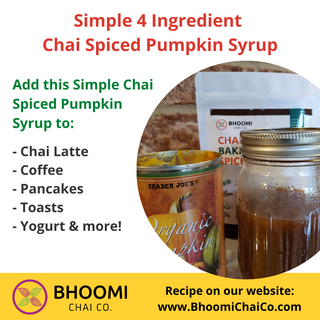 Simple Chai Spiced Pumpkin Syrup