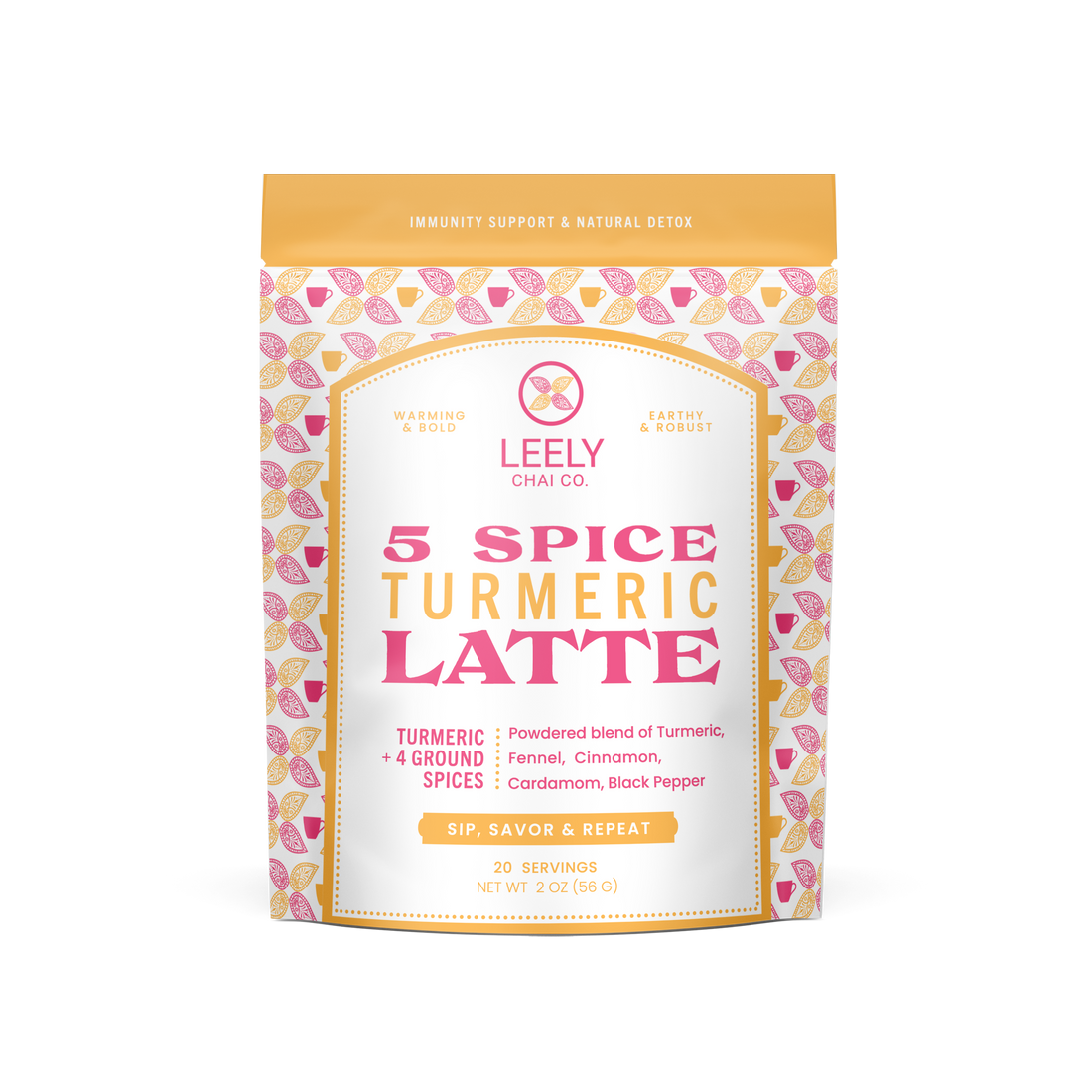 5 Spice Golden Turmeric Latte creamy plant based turmeric latte for a cozy daily ritual
