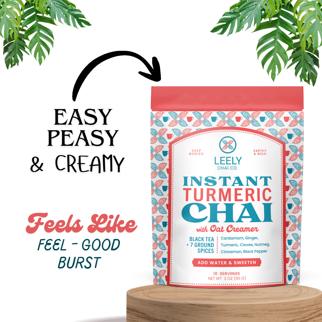 Instant Turmeric Chai with Oat Milk Creamer