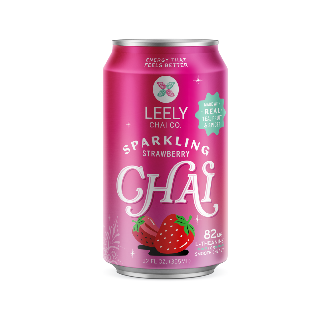 Sparkling Strawberry Chai refreshing alcohol free sparkling chai for sober curious gatherings