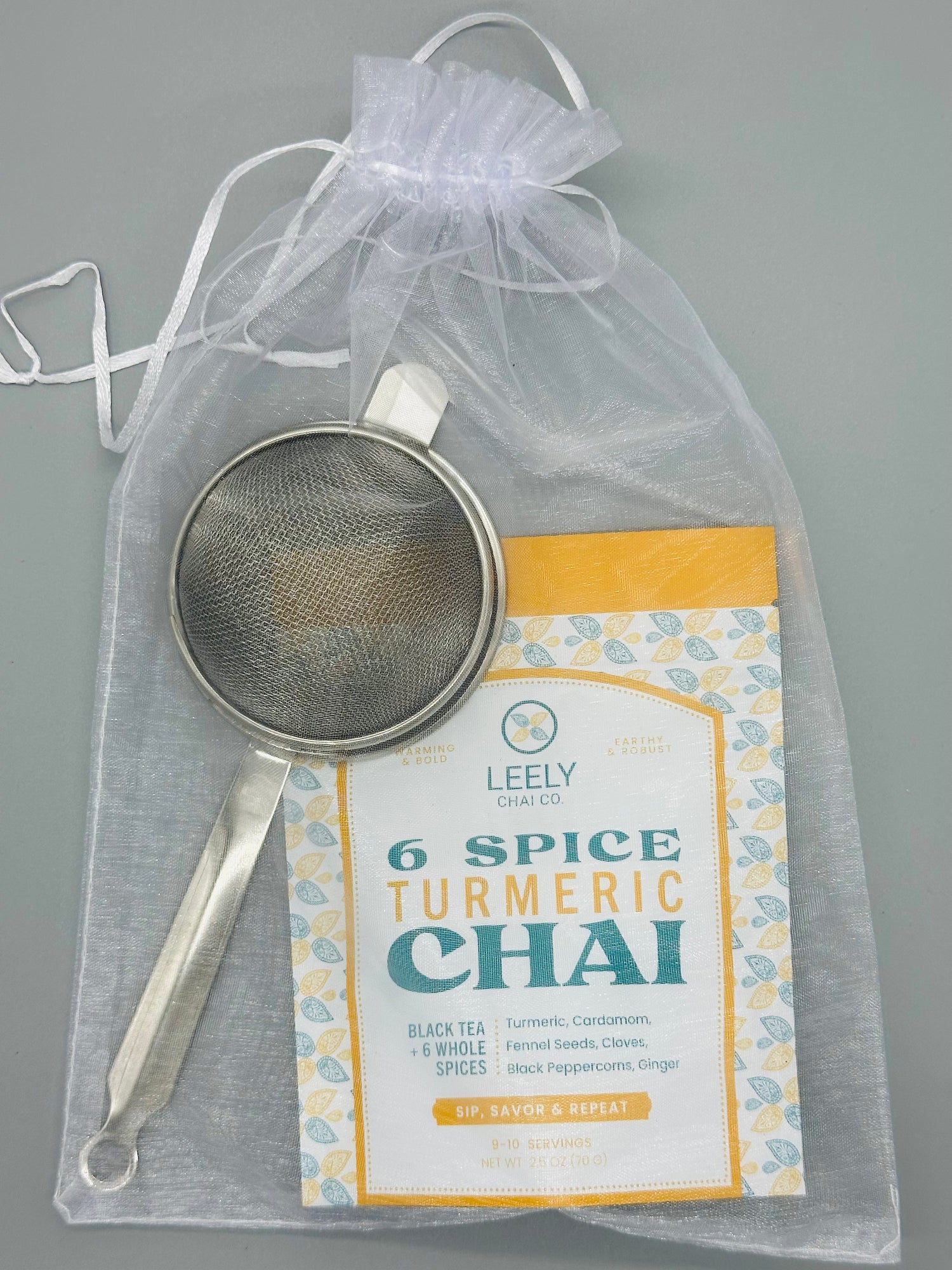 Chai + Strainer Party Favor